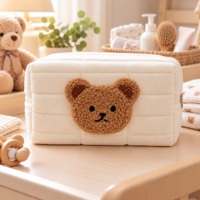 Trousse de toilette BEBE ourson foncé
