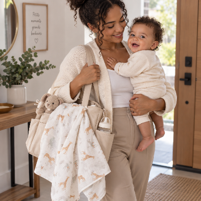 LANGE BEBE qui glisse facilement dans le sac de bébé