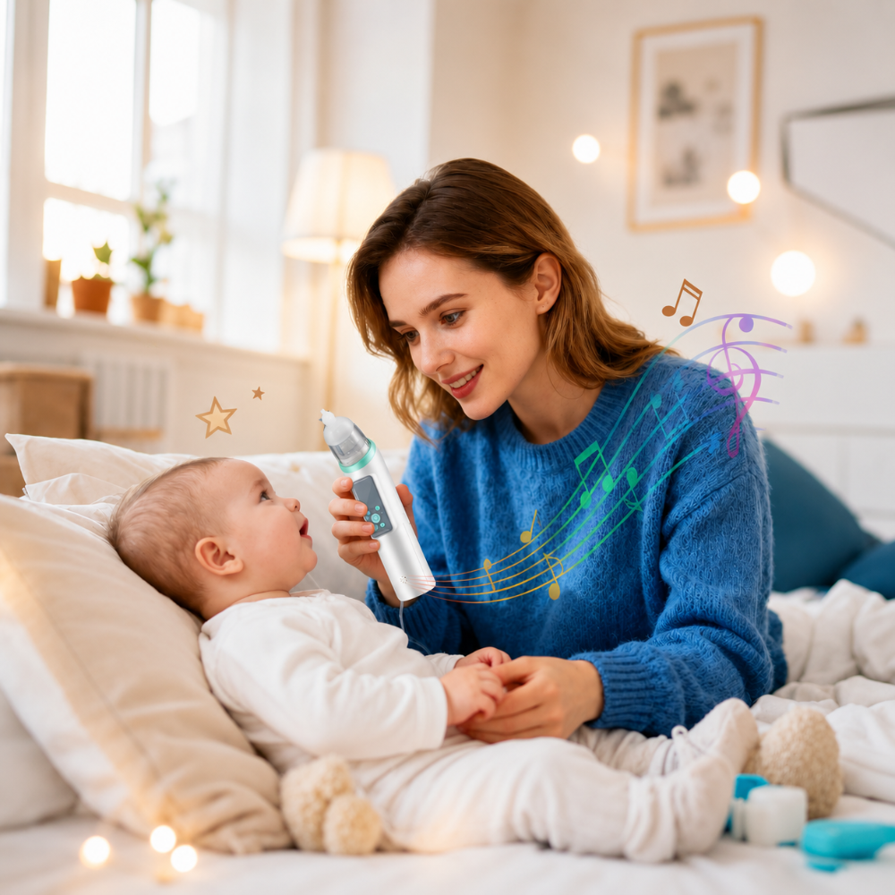 bébé apprécié la musique du mouche bébé électrique