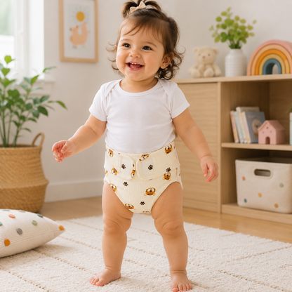 culottes d'apprentissage avec joli motif
