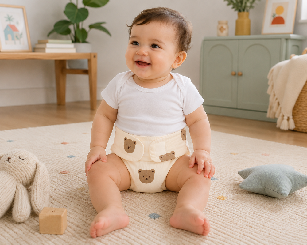 culottes d'apprentissage qui rend bébé joyeux