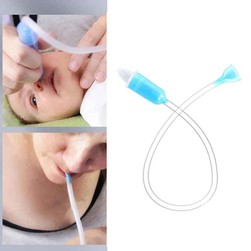 la technique facile pour decongestionner votre bebe avec un mouche bébé