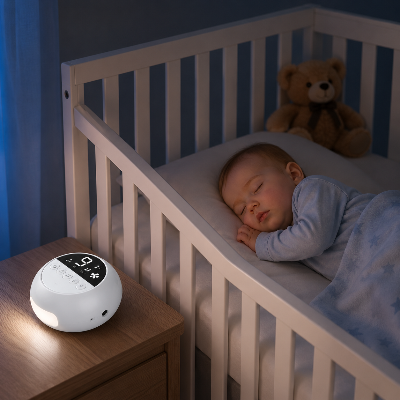 le mouche-bébé électronique illumine la chambre de bébé