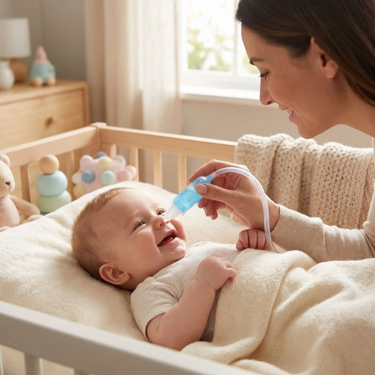 le mouche bebe qui laisse bébé sourire