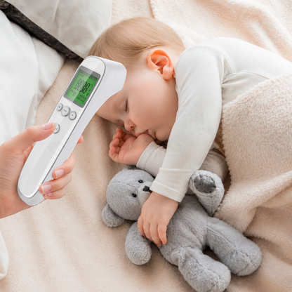 le thermomètre frontal pour bébé ne dérange pas bébé pendant sa sieste