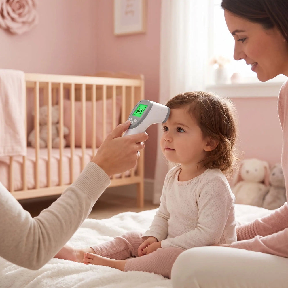 thermomètre frontal bébé pour un suivi de température