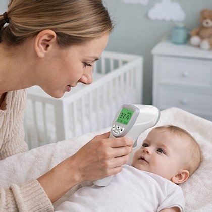 thermomètre frontal qui ne fait pas peur à votre bébé