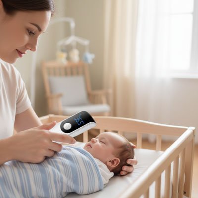 thermomètre frontal qui ne perturbe pas bébé